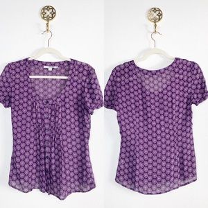 Boden Purple Blouse
